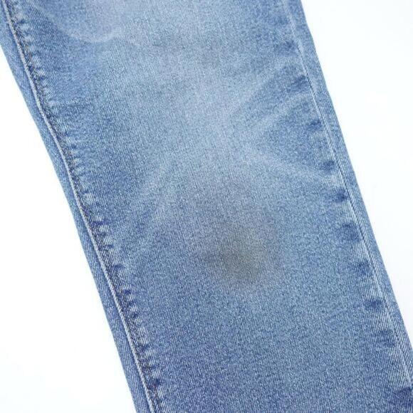 American Eagle Outfitters Jeans Women's 4 Blue Denim Stretch Button Fly Straight - Picture 6 of 9